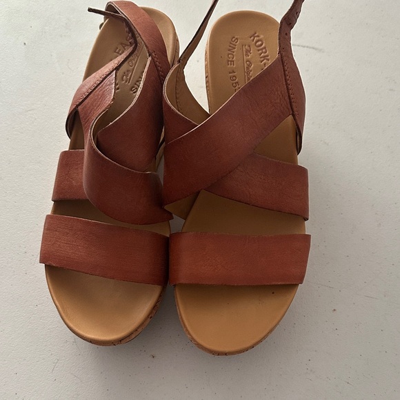 Kork-Ease Tan Leather Sandals - Picture 4 of 4